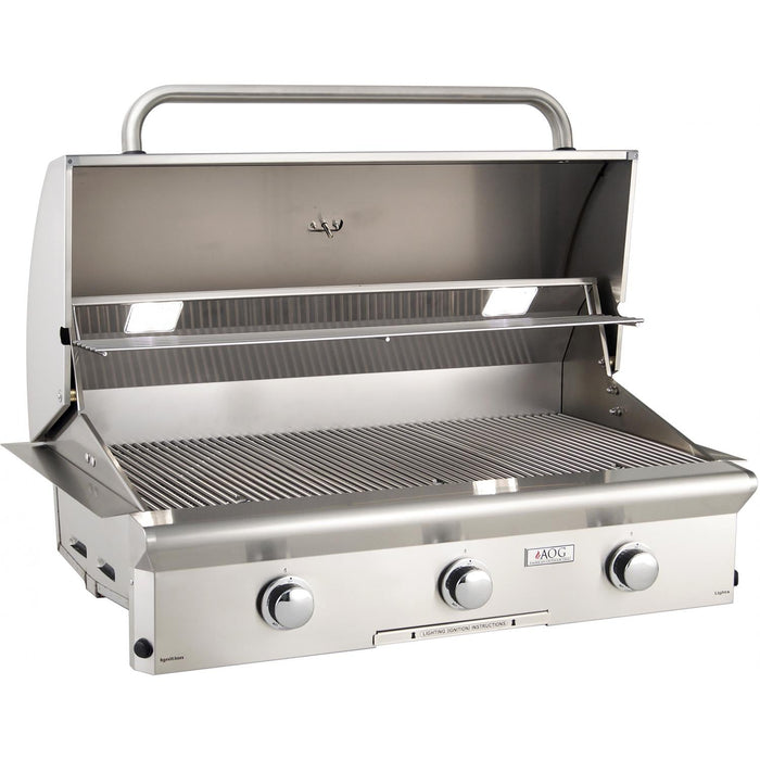 American Outdoor Grill 36-Inch L-Series 3-Burner Built-In Natural Gas Grill - 36NBL-00SP