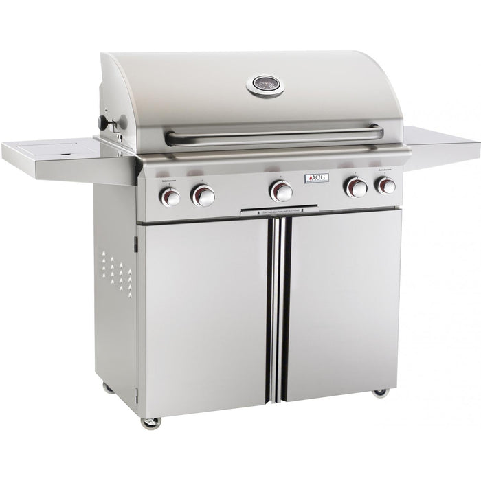 American Outdoor Grill 36-Inch T-Series 3-Burner Gas Grill with Rotisserie & SideBurner - 36PCT