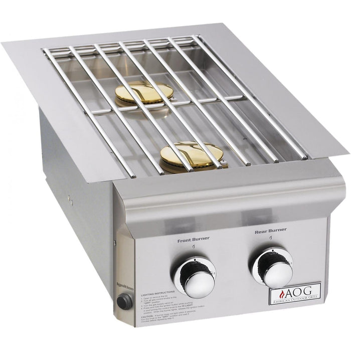 American Outdoor Grill L-Series Drop-In Double Natural Gas Side Burner - 3282L