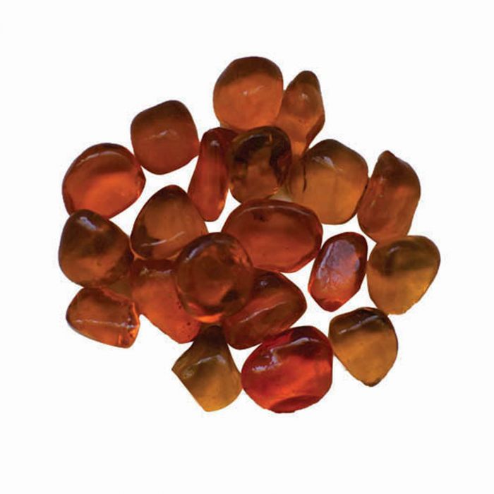 Amantii Orange Small Beads Fire Glass - 5lbs