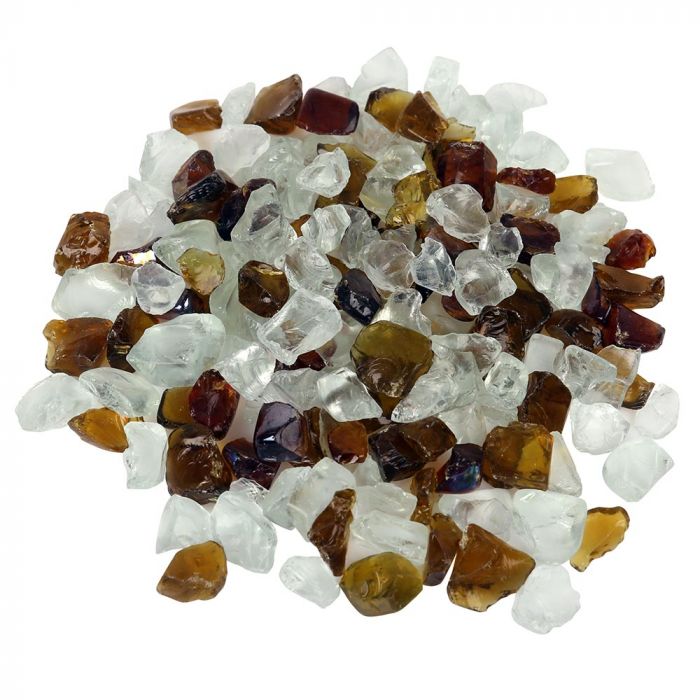Amantii Canyon Brown Fire Glass - 5lbs