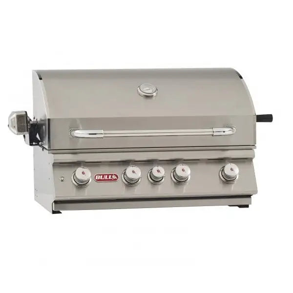 Bull Angus 30-Inch 4-Burner Built-In Gas Grill with Infrared Rear Burner & Rotisserie Kit - 47628