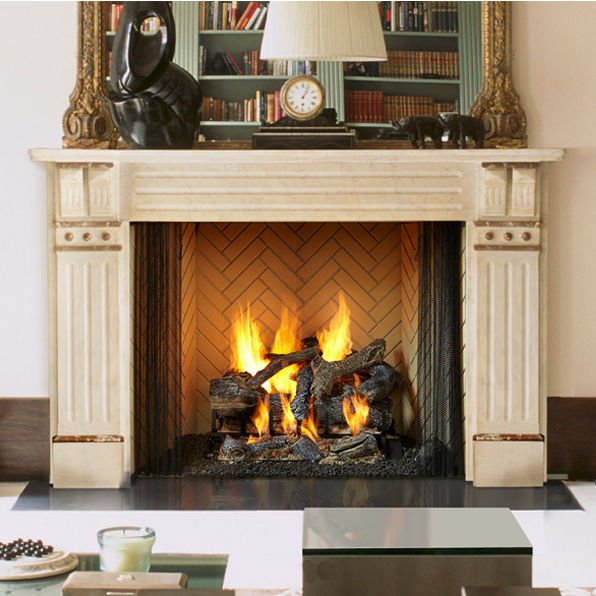 Majestic Ashland 50-Inch Wood Burning Fireplace