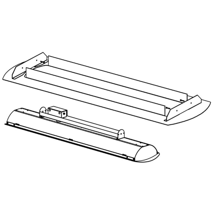 Bromic Ceiling Recess Kit for Tungsten Electric 3000W & 6000W - BH8180011