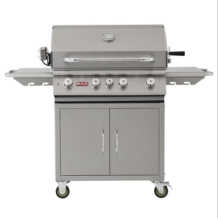 Bull Grills Angus 30-Inch 4-Burner Freestanding Grill with Rear Infrared Burner - 476289+CART