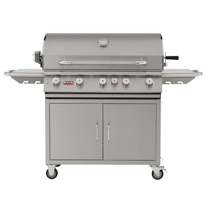 Bull Grills Brahma 38-Inch 5-Burner Freestanding Grill with Rear Infrared Burner - 575689+CART