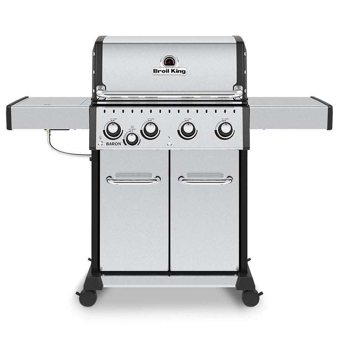 Broil King Baron S 440 IR Pro Infrared 4-Burner Gas Grill with Side Burner