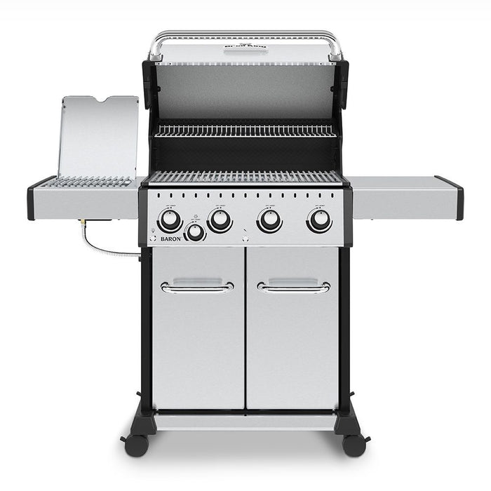 Broil King Baron S 440 IR Pro Infrared 4-Burner Gas Grill with Side Burner