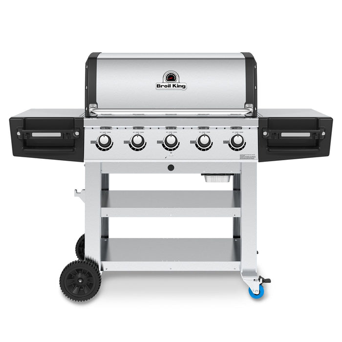 Broil King Regal S 510 Commercial 5-Burner Grill on 2-Wheel Cart