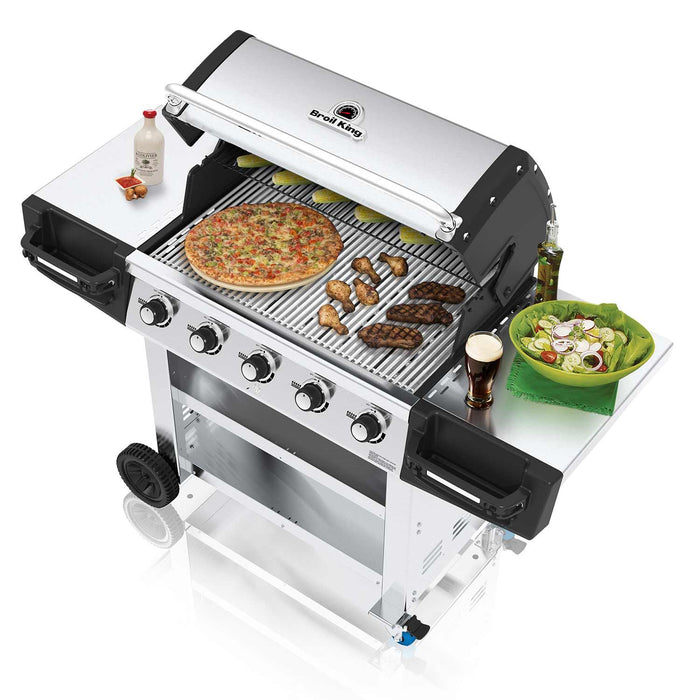 Broil King Regal S 510 Commercial 5-Burner Grill on 2-Wheel Cart