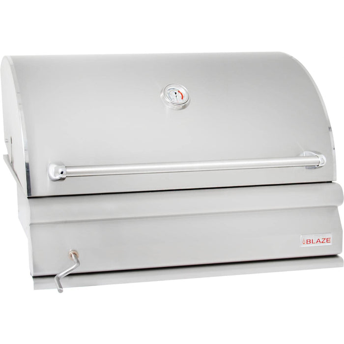 Blaze 32-Inch Built-In Stainless Steel Charcoal Grill - BLZ-4-CHAR