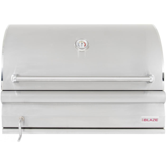 Blaze 32-Inch Built-In Stainless Steel Charcoal Grill - BLZ-4-CHAR