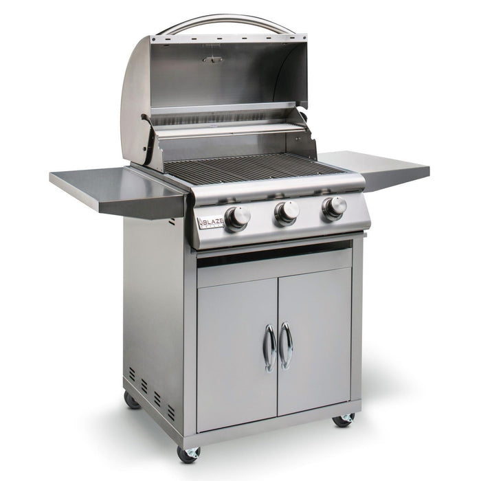 Blaze Prelude LBM 25" 3-Burner Freestanding Gas Grill - BLZ-3LBM-w/cart