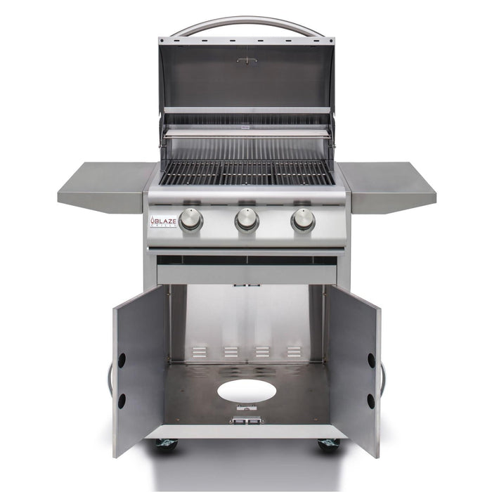 Blaze Prelude LBM 25" 3-Burner Freestanding Gas Grill - BLZ-3LBM-w/cart