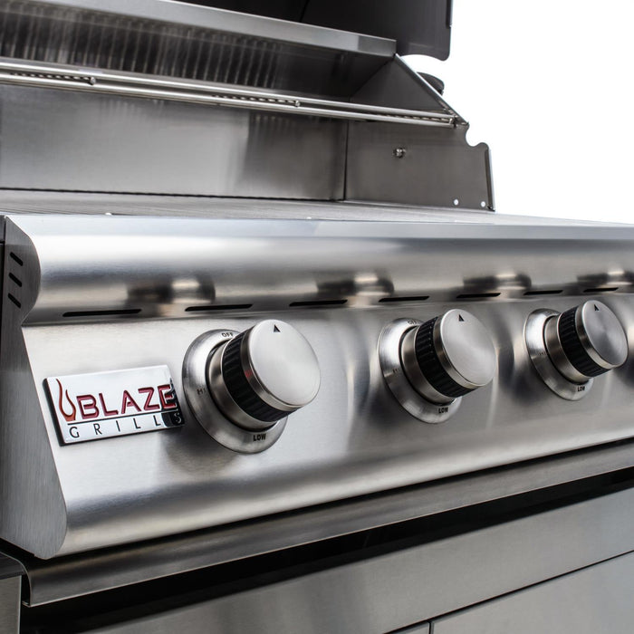 Blaze Prelude LBM 32-Inch 4-Burner Freestanding Grill - BLZ-4LBM-w/cart