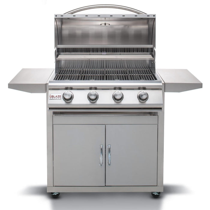 Blaze Prelude LBM 32-Inch 4-Burner Freestanding Grill - BLZ-4LBM-w/cart