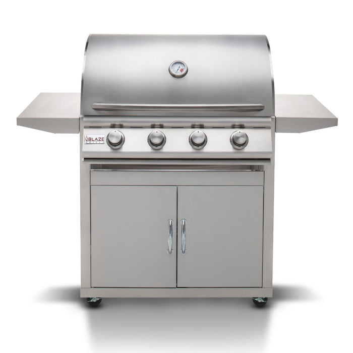 Blaze Prelude LBM 32-Inch 4-Burner Freestanding Grill - BLZ-4LBM-w/cart