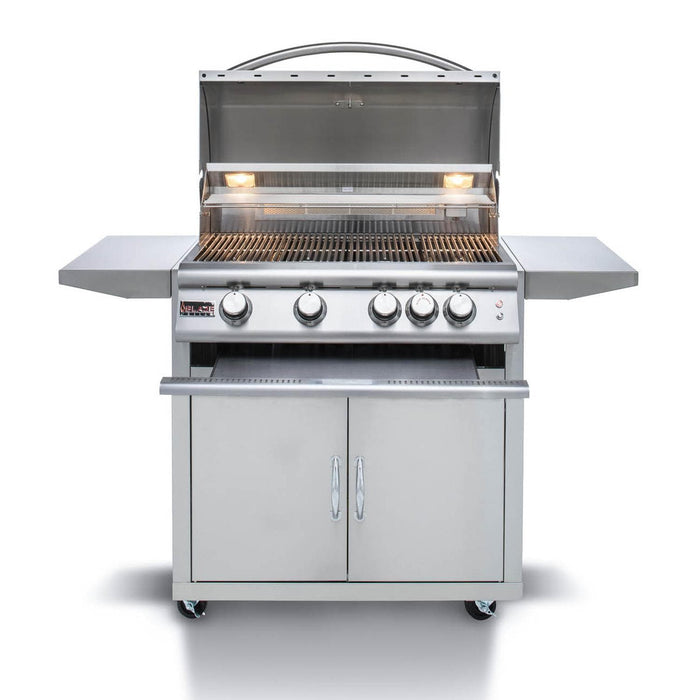 Blaze Premium LTE 32" 4-Burner Freestanding Grill With Rear Infrared Burner & Grill Lights - BLZ-4LTE-cart