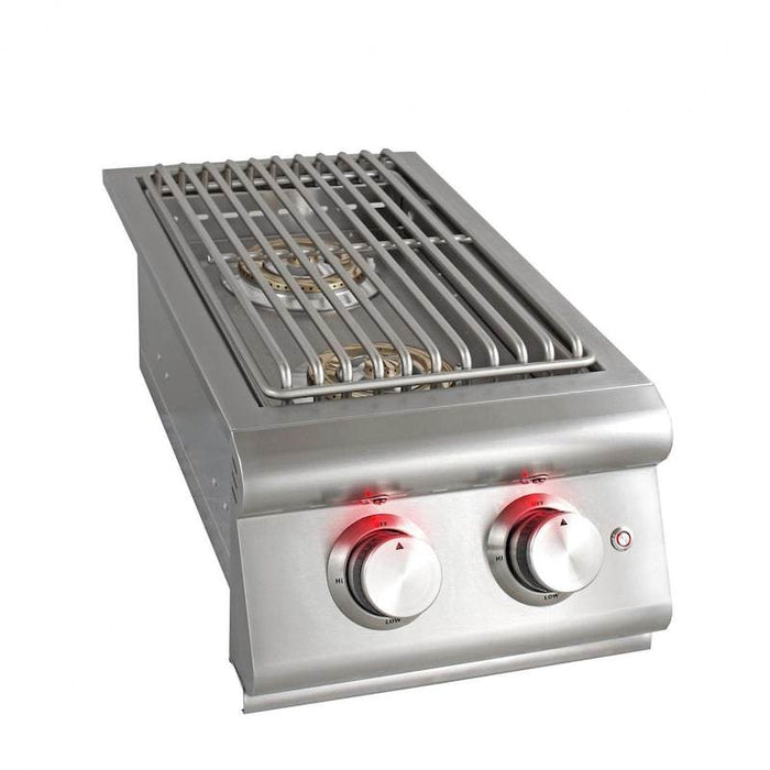 Blaze Premium LTE Built-In Stainless Steel Double Side Burner With Lights - BLZ-SB2LTE