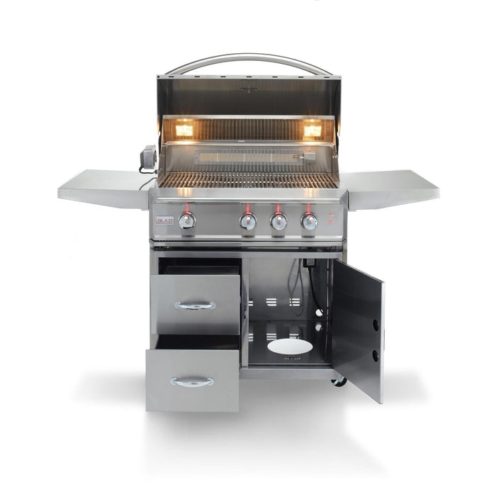 Blaze Professional LUX 34-Inch 3-Burner Freestanding Grill With Rear Infrared Burner - BLZ-3PRO-cart