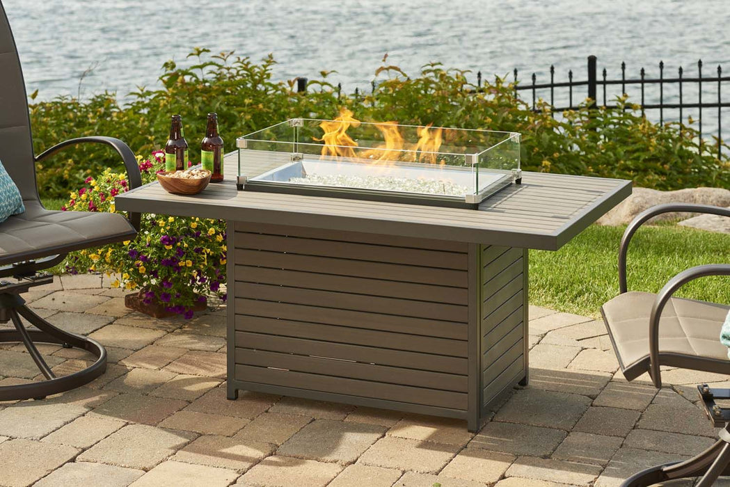 Outdoor Greatroom Brooks BRK-1224-19 Fire Pit Table - 30.75x50-Inches