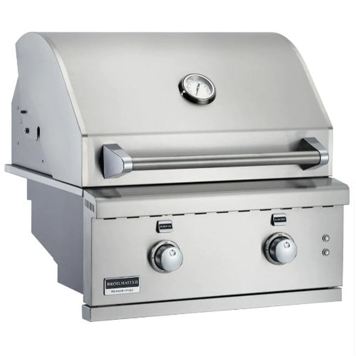 Broilmaster 26-Inch Built-In Gas Grill with 2 Burners