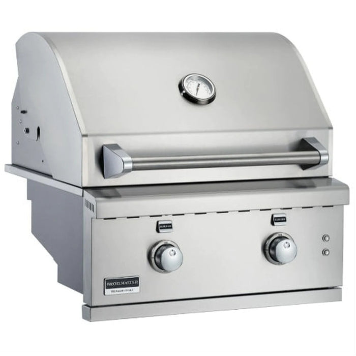 Broilmaster 26 Inch Built In Gas Grill with 2 Burners BSG262N