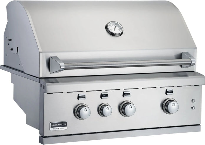 Broilmaster 34-Inch Built-In Gas Grill with 3 Burners