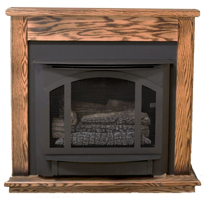 Buck Stove T-33 Standard Mantel - Dark Oak