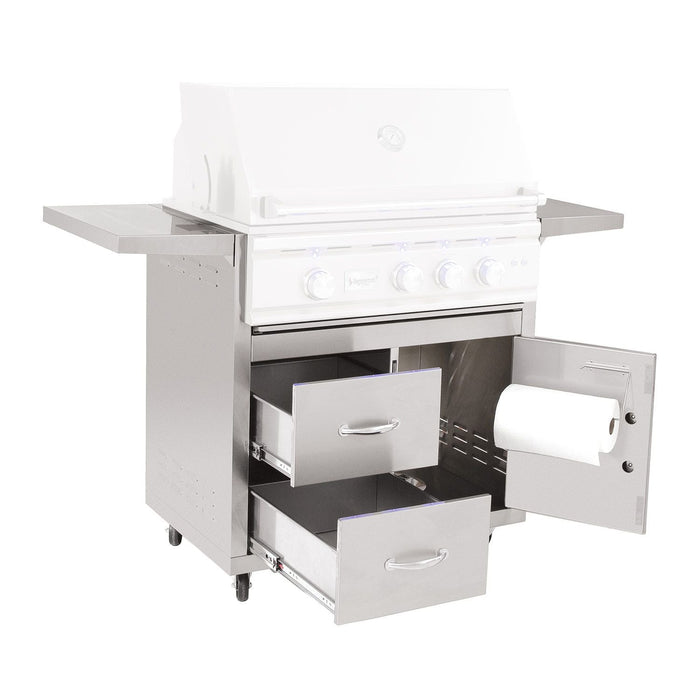 Summerset 32-Inch Deluxe Gas Grill Cart For TRL Gas Grills - CART-TRL32-DC