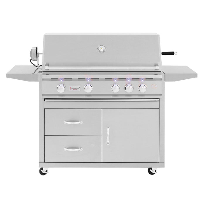 Summerset 38" TRL 4-Burner Freestanding Grill - CART-TRLD38 + TRLD38