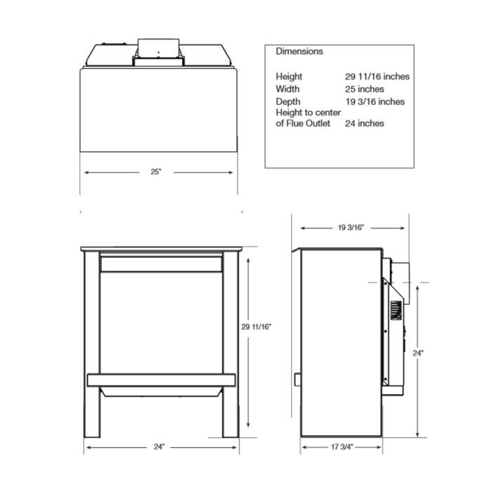 True North TN24 Gas Stove