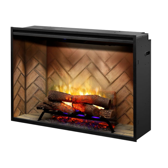 Dimplex Revillusion 42 Inch Built-In Electric Firebox Herringbone 500002410