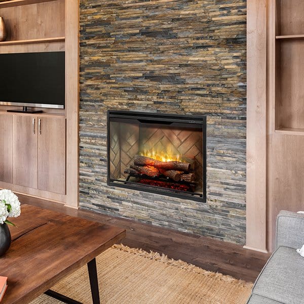 Dimplex Revillusion 30 Inch Built-In Electric Firebox Herringbone 500002388