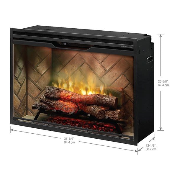 Dimplex Revillusion 30 Inch Built-In Electric Firebox Weathered Concrete 500002389