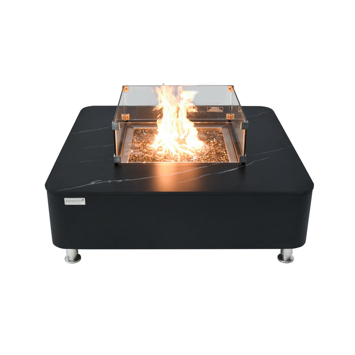 Elementi Plus Copenhagen Marble Porcelain Fire Pit Table OFP103