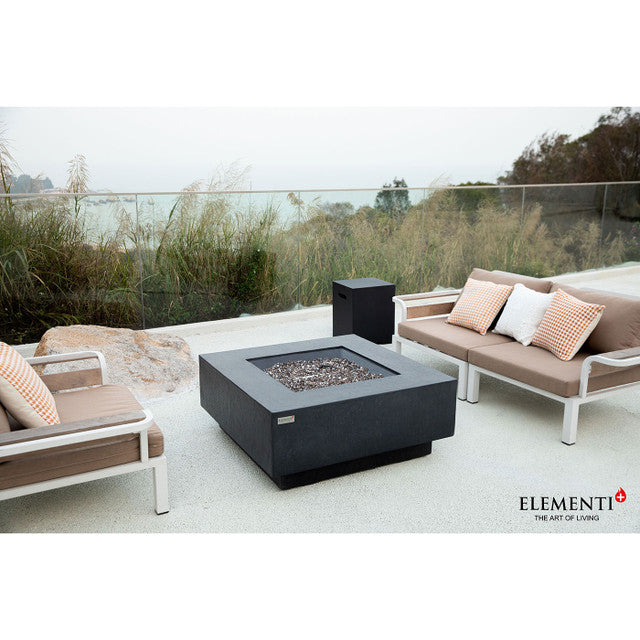 Elementi Plus Bergen Concrete Fire Pit Table - OFG413