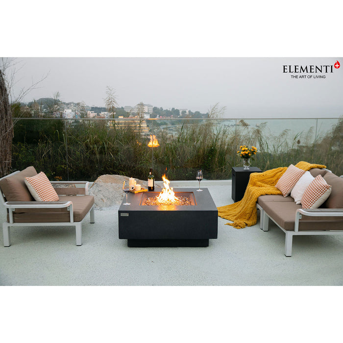 Elementi Plus Bergen Concrete Fire Pit Table - OFG413