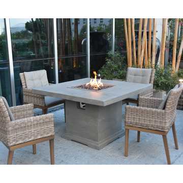 Elementi Birmingham OFG202 Fire Pit Outdoor Heating Dining Table