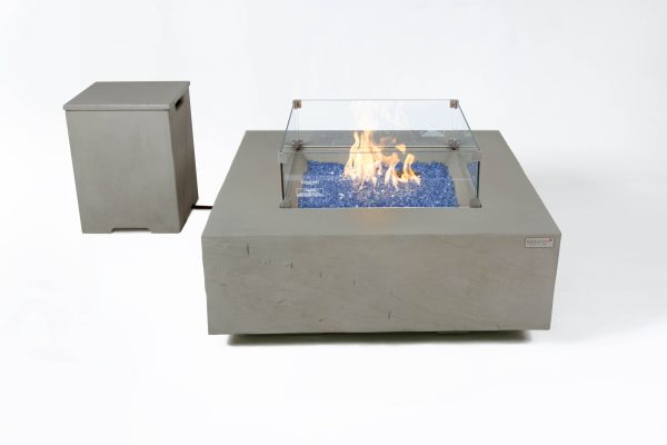 Elementi Plus Capertee Concrete Fire Pit Table OFG411SG