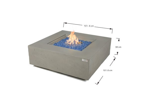 Elementi Plus Capertee Concrete Fire Pit Table OFG411SG