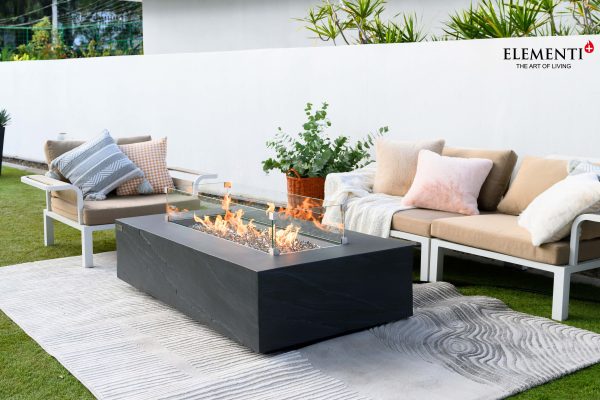 Elementi Plus Cape Town Concrete Fire Pit Table OFG410SL