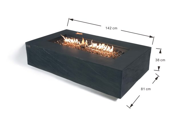 Elementi Plus Cape Town Concrete Fire Pit Table OFG410SL