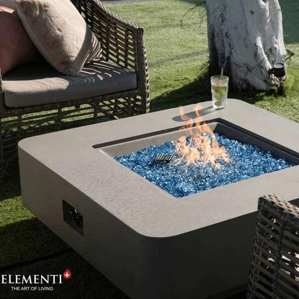 Elementi Plus Lucerne Concrete Fire Pit Table - OFG419LG