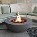 Elementi Lunar OFG101 Light Gray Round Concrete Fire Pit Bowl