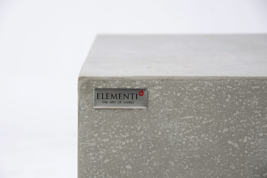 Elementi Plus Monte Carlo Concrete Fire Pit Table OFG416LG