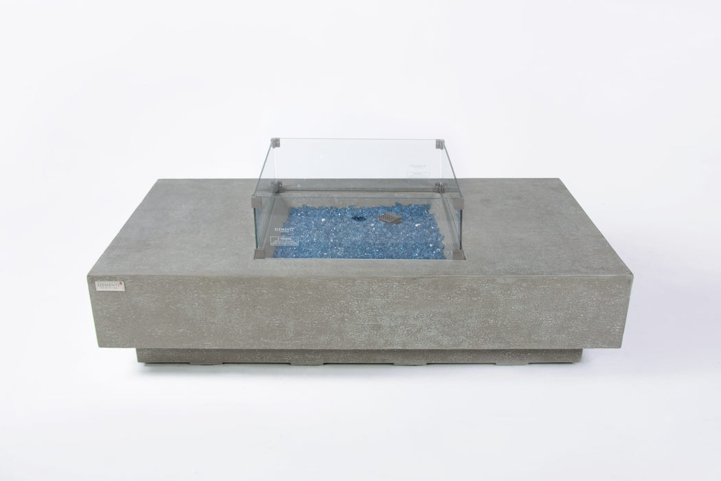 Elementi Plus Monte Carlo Concrete Fire Pit Table OFG416LG