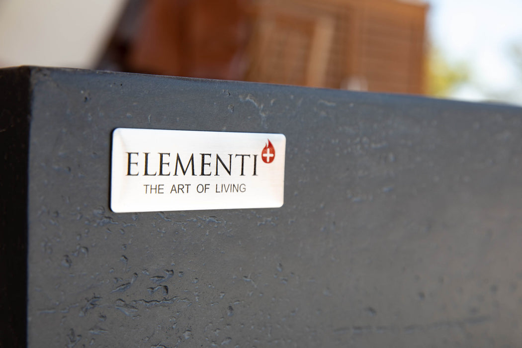 Elementi Plus Positano Concrete Fire Pit Table OFG415DG