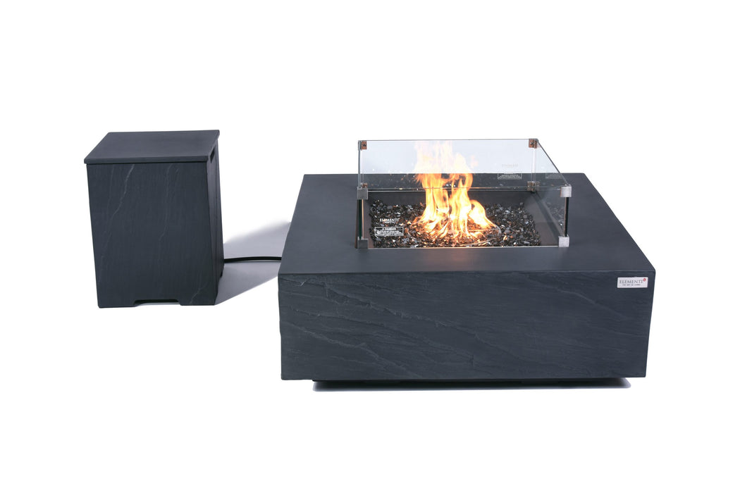 Elementi Plus Roraima Concrete Fire Pit Table - OFG411SL