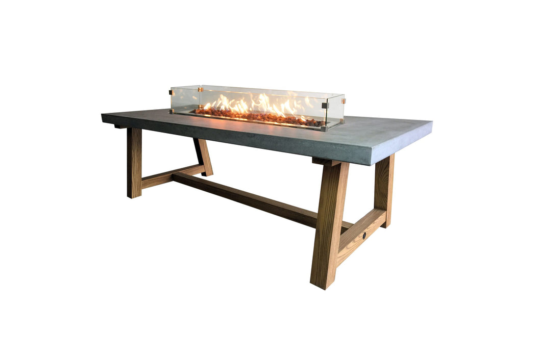 Elementi Sonoma OFG201 Dining Fire Table Image with White Background